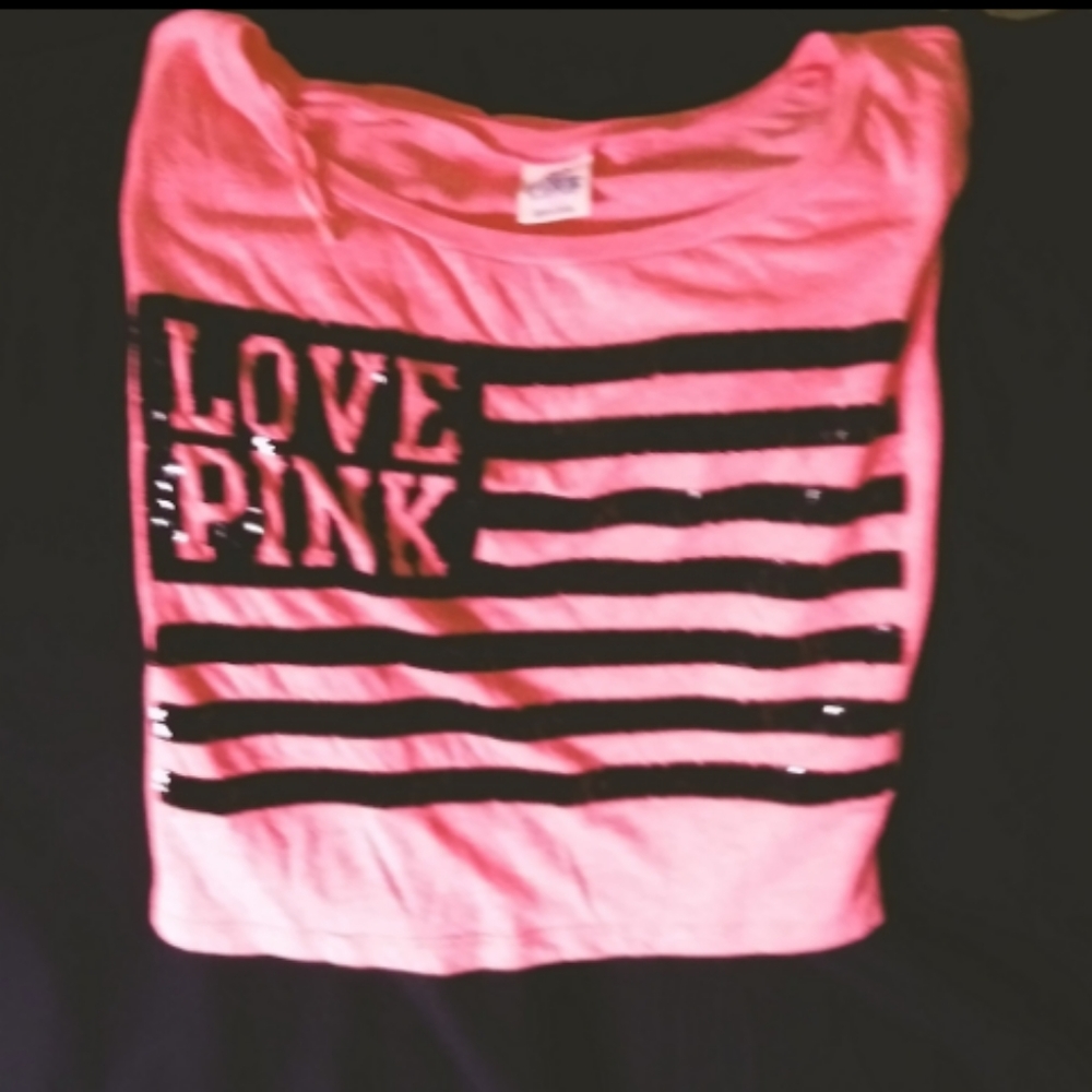 VS Pink✨Bling✨ Crop Top - Picture 2 of 3